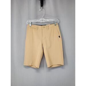 Quiksilver Shorts Boys 12 Khaki Amphibian Hybrid Walkshorts 4-Way Stretch Youth